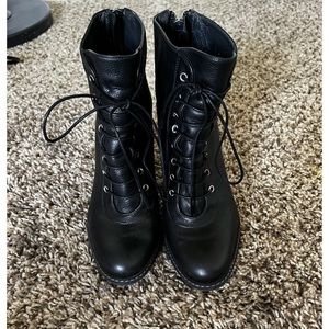 Stuart Weitzman Lace Up Boots